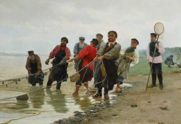 Галкин Илья Саввич. Рыбаки на Волхове